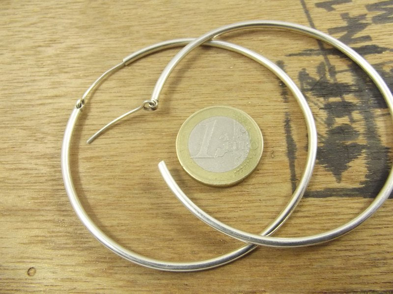 Orecchini in argento 925 cerchio fine - GANDALPENTA